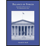 Balance of Forces  Separation of Powers Law in the Administrative State