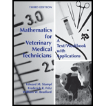 Mathematics for Veterinary Medical Technicians