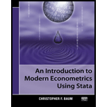 Introduction to Modern Econometrics Using Stata