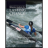 Behavior Analysis for Lasting Change 4TH 19 Edition, by G Roy Mayer - ISBN 9781597380850