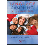 Language Sampling with Adolescents Implications for Intervention