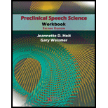 Preclinical Speech Science Workbook