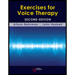 Exercises for Voice Therapy   With CD