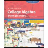 Investigating College Algebra and Trigonometry with Technology   With CD