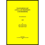 Yiannopoulos Civil Law Property Coursebook