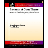 Essentials of Game Theory ; Concise, Multidisciplinary Introduction