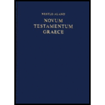 Nestle Aland Novum Testamentum Graece