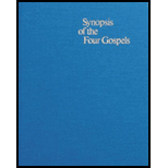 Synopsis of the Four Gospels