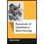 Essentials of Qualitative Interviewing