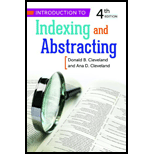 Introduction to Indexing and Abstracting