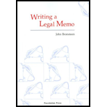 Writing a Legal Memo