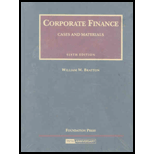 Corporate Finance Cases and Materials