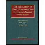 Regulation of Toxic Substance and Hazardise Wastes