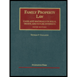 Family Property Law Cases and Materials