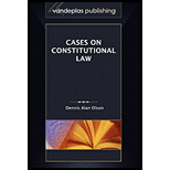 Cases on Consititutional Law