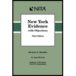 New York Evidence With Objections   With CD