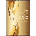 English Language From Sound to Sense