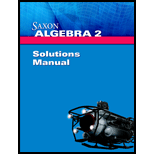 Algebra 2 Solutions Manual