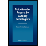 Guidelines for Reports by Autopsy Pathologists (Cloth)