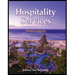 Hospitality Services  Food and Lodging