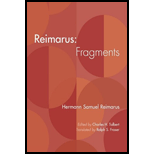 Reimarus  Fragments