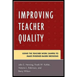 Improving Teacher Quality