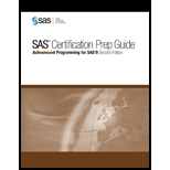 SAS Certification Prep Guide