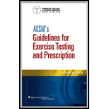 Acsms Guidelines for Exercise Testing and Prescription