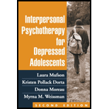 Interpersonal Psychotherapy for Depressed Adolescents