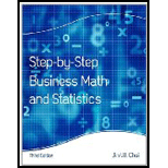 Step by Step Business Math and Statistics