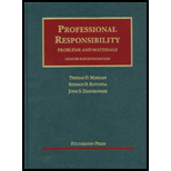 Professional Responsibility, Problems and Materials, Concise