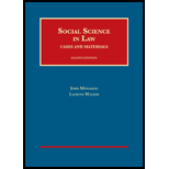 Social Science in Law  Cases and Materials