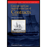 Concepts And Case Analysis in the Law of Contracts