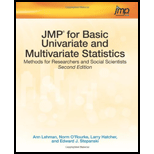 JMP for Basic Univariate and Multivariate Statistics Methods for Researchers and Social Scientists