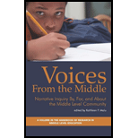 Voices from the Middle Narrative Inquiry by, for, and about the Middle Level Community