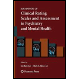 Handbook of Clinical Rating Scales and Assessment in Psychiatry and Mental Health Handbook of Clinical Rating Scales and Assessment in Psychiatry and Mental Health