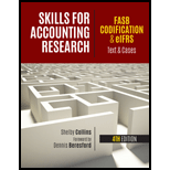 Skills for Accounting Research   With Access 4TH 20 Edition, by Shelby Collins - ISBN 9781618533159