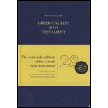 Novum Testamentum Graece (NA28)  Nestle Aland 28th Edition