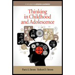 Thinking in Childhood and Adolescence