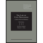 Law of Civil Procedure Cases and Materials   With Access 5TH 17 Edition, by Joel Friedman and Michael Collins - ISBN 9781640200302