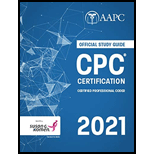 Official CPC Certification 2021   Study Guide 20 Edition, by American Academy of Professional Coders - ISBN 9781646310593