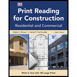 Print Reading for Construction 8TH 23 Edition, by Walter C Brown - ISBN 9781649259851