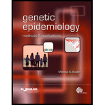 Genetic Epidemiology Methods and Applications