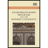 Entrepreneurship Programs and the Modern University