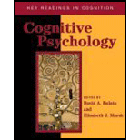 Cognitive Psychology