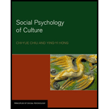 Social Psychology of Culture