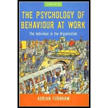 Psychology of Behaviour at Work The Individual in the Organization