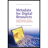 Metadata for Digital Resources