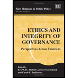 Ethics and Integrity of Governance