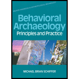 Behavioral Archaeology Principles and Practice